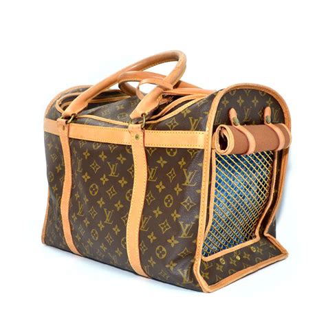 fake louis vuitton dog purse|authentic louis vuitton pet carrier.